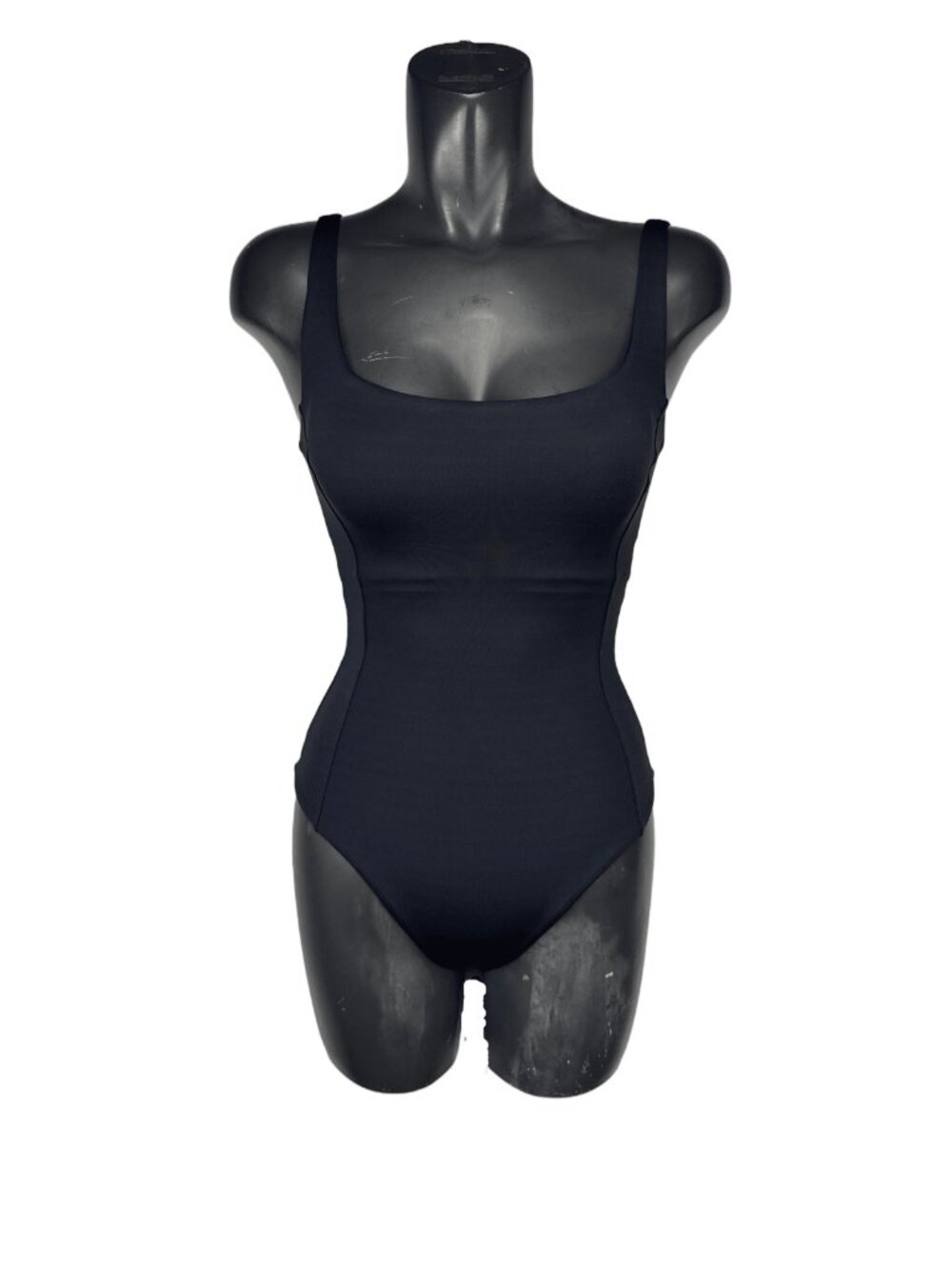 KNIX Cinch Leakproof Shaper Minimalist Black Womens One-Piece Swimsuit Size S+